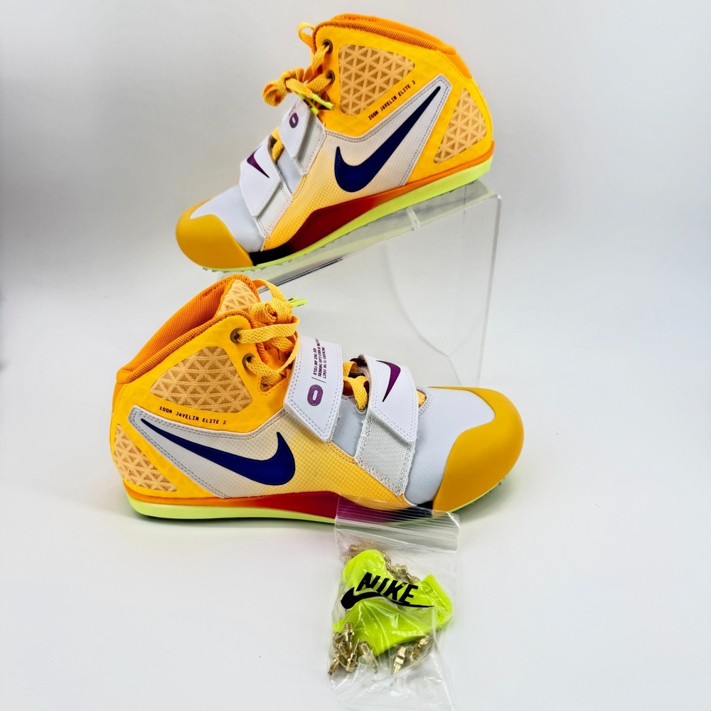 Nike Zoom Javelin Elite 3 Track Spikes Citron Pulse Men's Size 8.5 FZ9626-800